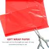NOLITOY Red Wide Flower Cellophane Wrap Paper 40cm Wide Roll for Floral Bouquet Wrapping and Craft Packaging view 3