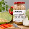 Traditional German Salad, 32 oz Glass Jar (8-Pack) Shredded Cabbage Vegetable Salad, Simple Ingredients, Bulk Supply for Kitchens & Catering | Bundle by INIM Store view 2