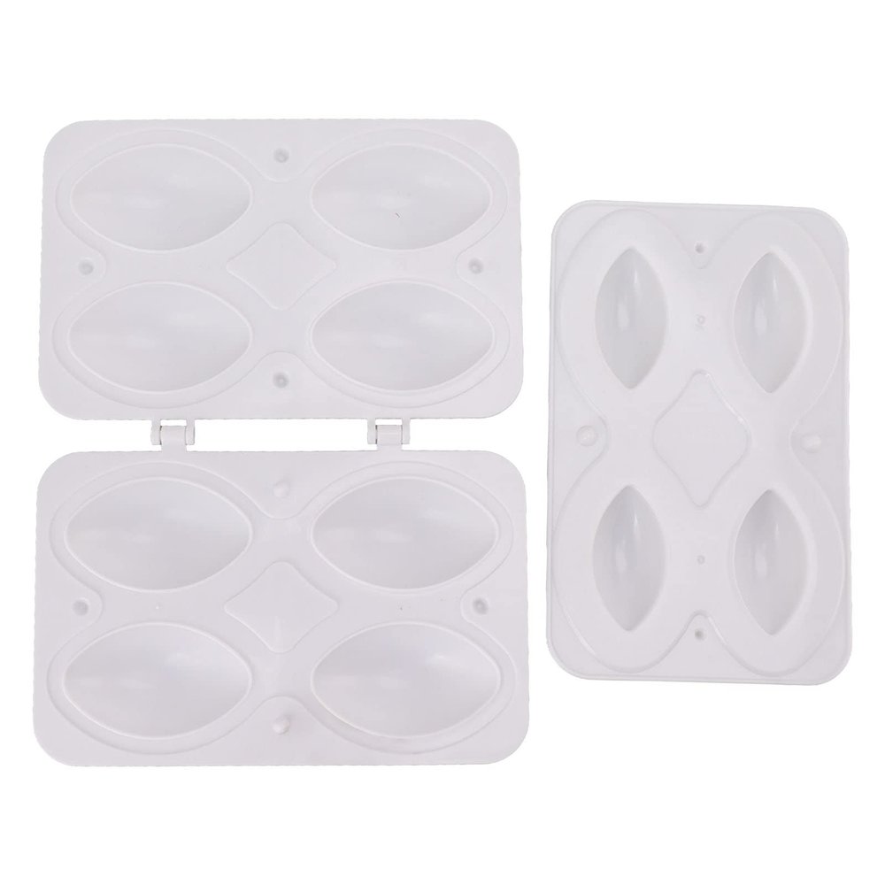 Estink Meatball Maker Manual Meatball Mold Food Grade ABS Meat Balls Maker Machine Dishwasher Friendly for Making Round Uniform Meatballs (4 Grids)