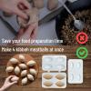 Estink Meatball Maker Manual Meatball Mold Food Grade ABS Meat Balls Maker Machine Dishwasher Friendly for Making Round Uniform Meatballs (4 Grids) view 2