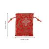 HONMEET 10pcs Wedding Candy Drawstring Tote Bags Brocade Storage Pouches Party Favor Bags for Wedding Reception and Candy Packaging Style view 2