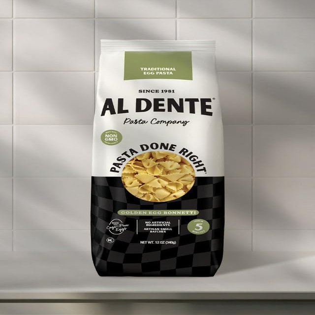 Al Dente Pasta Golden Bonnetti 12 oz (Pack of 6)