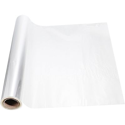 WRITWAA Floral Wrapping Paper Opp Film Roll 44cm X 50m 23 Gauge Cellophane Wrap for DIY Bouquet Flower Packaging