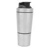 Aramox Protein Shaker Bottle, Durable Stainless Steel, NonSlip Design, 591ml for Gym Lovers and Active view 4