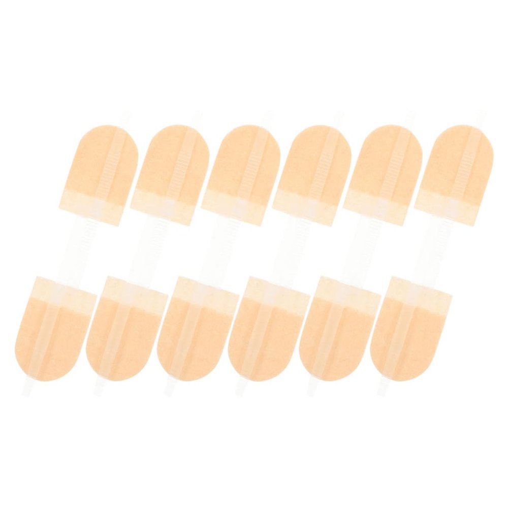 LOORGVEL Quick Stitch Zip Seal Wound Bandages, Skin Color Fabric Strips 70x22mm, 6 Pieces (2 Packs) for Outdoor First Aid and Emergency Wound Care