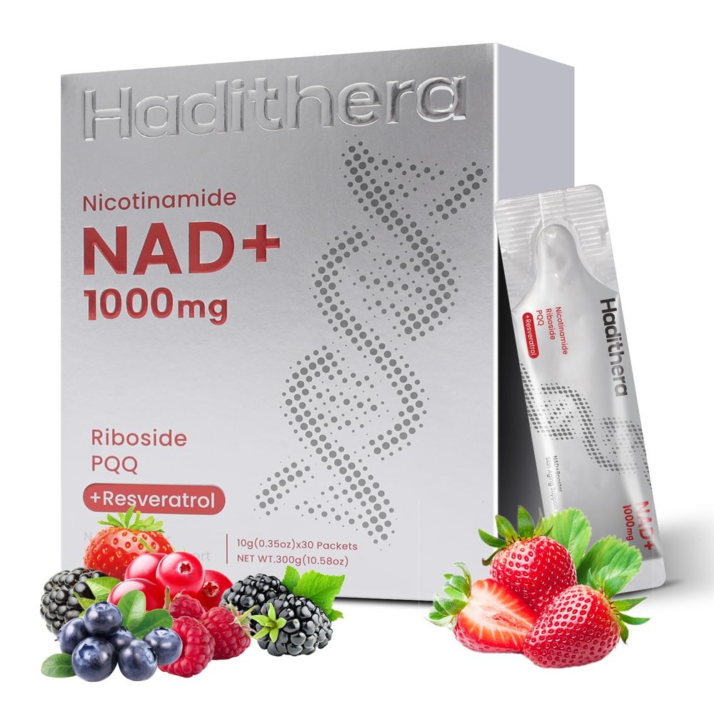 Nootlyn NAD Supplement 1000mg Synergistic Blend with Nicotinamide Riboside, PQQ & Resveratrol - Premium Anti-Aging Supplement for Cellular Energy, Mental Clarity and Longevity (30 Packets)
