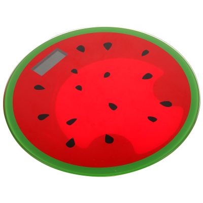 MUCKLILY Digital Watermelon Body Weight Scale High Precision Household Non-Skid Electronic Scale for People with Tempered Glass Surface