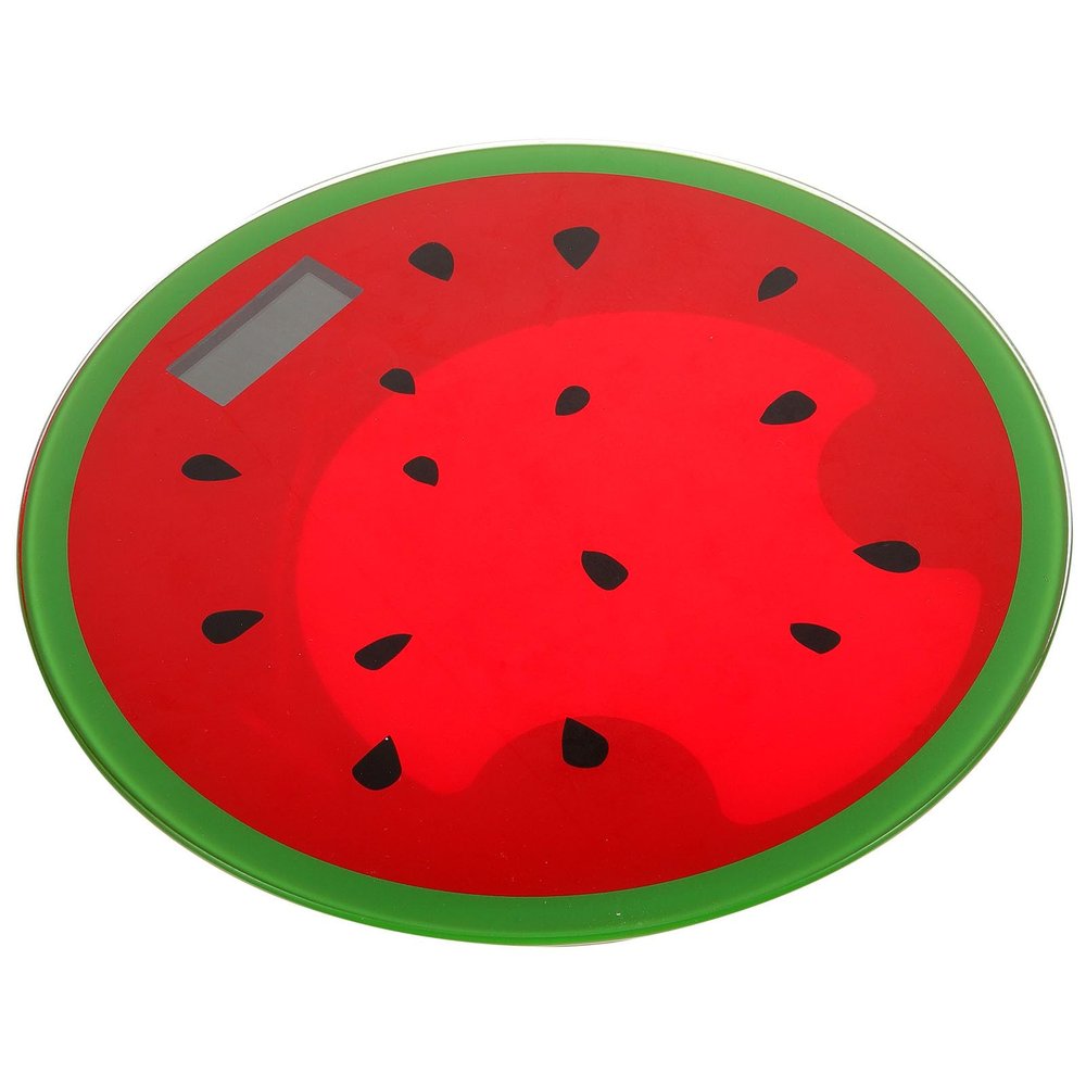 MUCKLILY Digital Watermelon Body Weight Scale High Precision Household Non-Skid Electronic Scale for People with Tempered Glass Surface
