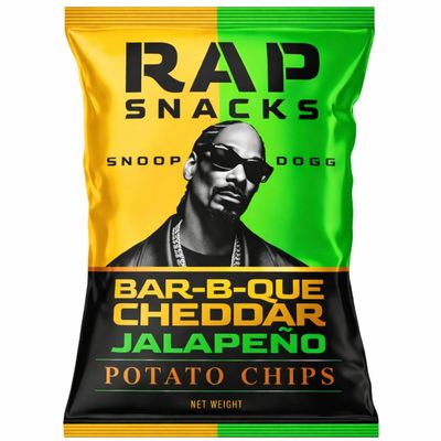 Bar-B-Que Cheddar Jalapeo Chips | Riega Snacks | 2 Oz Bags - Pack of 6