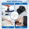 4Pcs Mini Portable Screwdrivers for Glasses, 3-in-1 Keyring Eye Glass Screwdriver Kits Flat Head Phillips Hex Handy Tiny Screw Drivers for Eyeglasses Glass Frame Spectacle Repair,4 Colors view 4