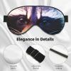 Cute Raccoon Print Sleep Mask,Soft Eye Mask with Adjustable Strap for Sleeping, Travel and Relaxation view 4
