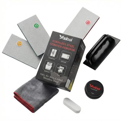 Yadool Stainless Steel Outdoor Kitchen Scratch Remover Kit for Non-Coated Stainless Steel Surfaces, Removes Scratches Scuffs Abrasions, Restores Brushed Finish, DIY Repair Solution