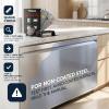 Yadool Stainless Steel Outdoor Kitchen Scratch Remover Kit for Non-Coated Stainless Steel Surfaces, Removes Scratches Scuffs Abrasions, Restores Brushed Finish, DIY Repair Solution view 2