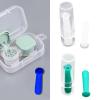 BIYAER Portable Lens Remover Tool with Covering Travel Easy Carry Plunger Suction Cup Applies Contacts Safely Green view 2