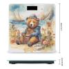 A Bear on The Beach Scale for Body Weight Digital Bathroom Scale Accurate Smart Weight Scales with Large Display Weighing Machine High Precision Scales view 2