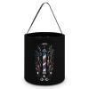 Hairstyle Barber Hairdresser Funny Easter Basket Cute Egg Hunt Bucket Gifts Tote with Handle for Easter Eggs Hunting Decor view 1