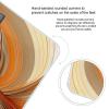 Abstract Orange White Lines Scale for Body Weight Digital Bathroom Scale Accurate Smart Weight Scales with Large Display Weighing Machine High Precision Scales view 4