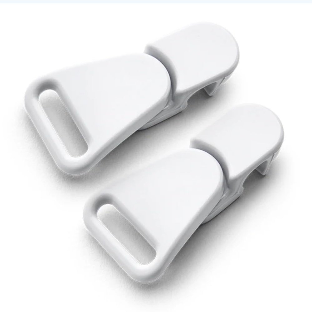 TSP Replacement Magnetic Clips Compatible with Amara View, White, 2 Pack