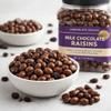 Chocolate Snacks Milk Chocolate Raisins, Bulk Resealable Family Size Jar, Sweet Chocolate Covered Dried Fruit Snack, 3 lb (48 oz) view 3