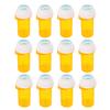 UPKOCH 12pcs Pp Travel Medication Carrying Box Small Reusable Pill Organizer Bottles for Capsules Storage and Personal Use view 1