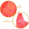 ARTIBETTER Red Wedding Candy Bags 50pcs Red Plastic Food Storage Treat Bags with Gold Double Happiness Print for Party Wedding and Festival Celebrations view 3