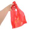 ARTIBETTER Red Wedding Candy Bags 50pcs Red Plastic Food Storage Treat Bags with Gold Double Happiness Print for Party Wedding and Festival Celebrations view 4