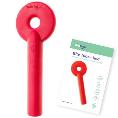 TalkTools Bite Tube Oral Motor Chew Tool, Red