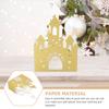 FOYTOKI Decorative Castle Candy Boxes 10pcs Paper Hollow-out Party Favor Boxes for Princess Birthday Shower Graduation Party Wrapping Supplies view 3
