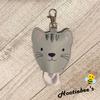 Kitty Eyeglasses Cleaner Wipe Holder Key Fob view 2