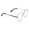 HAPPY EYES Blue Light Blocking Eyeglasses for Women Computer Glasses for Eye Strain Relief Frame for Work, Gaming & Study (Gold/Red) view 2