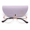 HAPPY EYES Blue Light Blocking Eyeglasses for Women Computer Glasses for Eye Strain Relief Frame for Work, Gaming & Study (Gold/Red) view 3