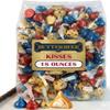 Hershey Kisses Butterbeer Flavored Candy, 18 Oz Bulk, Individually Wrapped Butterscotch flavored Creme Kisses with Hary Poter Gold, Blue and Red Foils, Springtime Limited Edition, Bulk Kisses for Parties and Snacking view 1