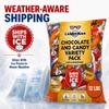 CANDYMAN 12 Pound Gift Box Mix of Chocolate, Individually Wrapped Assorted Bulk Candy Chocolates Variety Pack, Perfect for Holiday Candies, July 4th, Ship with Ice view 2
