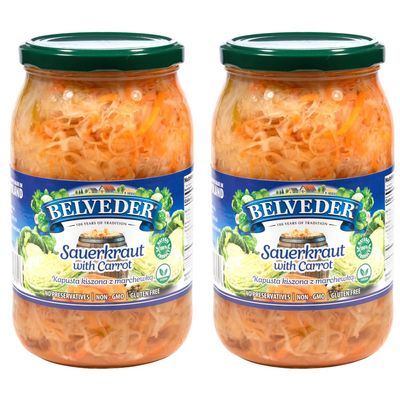 Belveder (2 - PACK, SAUERKRAUT WITH CARROT)