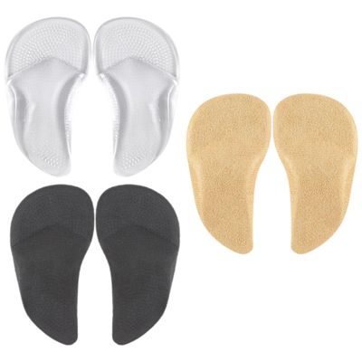 EXHUMKY 3 Pairs Forefoot Pads Cushions Nonslip Metatarsal Support Insoles Washable for Women High Heels Ball of Foot Comfort Inserts