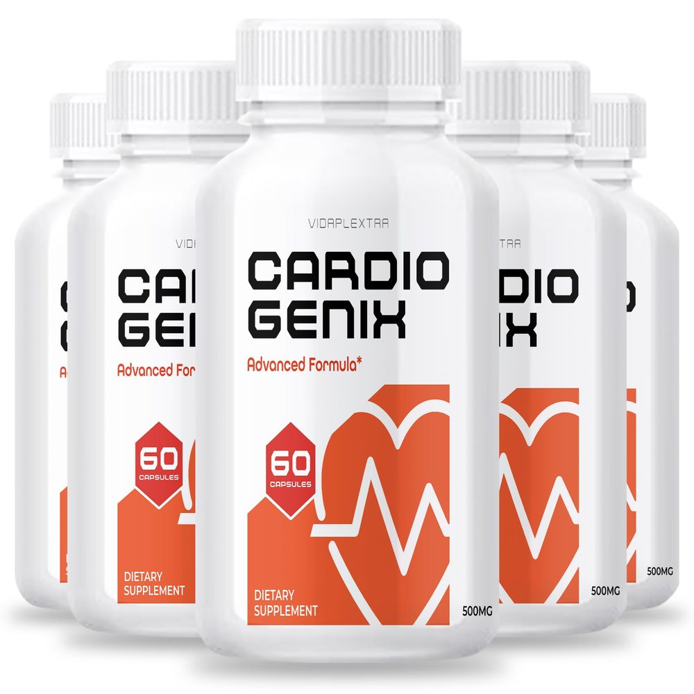 VIDAPLEXTRA Cardio Genix - Cardio Genix Daily Balance Capsules (5 Pack, 300 Capsules)
