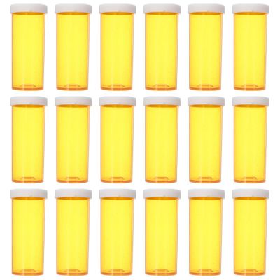 WOFASHPURET 25pcs Portable Pill Case Medicine Travel Organizer Small Reusable Pill Bottles with Caps Compact Medication Storage Vials for Daily Vitamin and Management
