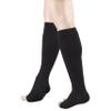 Truform 20-30 mmHg Compression Stockings for Men and Women, Knee High Length, Open Toe, Black, 2X-Large view 2
