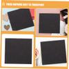 NIYANGLE Black 25pcs Disposable Paper Lunch Napkins 15.74 Inches for Birthday Wedding Party Events, Multipurpose Dinner Cocktail Beverage Napkins view 3