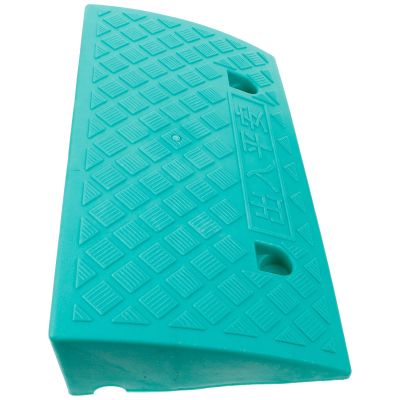 TOBBOMEY Portable Plastic Curb Ramp for Cars and Motorcycles Stair Ramp 49x27x11cm for Wheelchair and Driveway Use Lightweight Mobility Aid for Low Vehicles and Steps