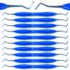 10 pcs Dental Enamel Hatchet 8/9 Double Ended Restorative Instrument with Silicone Handle view 1