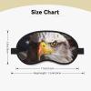 America Flag and Eagle Sleep Mask for Side Sleeper Blackout Eye Mask for Sleeping Blindfold 3D Sleeping Mask for Men Women Soft Breathable Eye Cover for Meditation Light Blocking Travel view 2