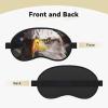 America Flag and Eagle Sleep Mask for Side Sleeper Blackout Eye Mask for Sleeping Blindfold 3D Sleeping Mask for Men Women Soft Breathable Eye Cover for Meditation Light Blocking Travel view 4