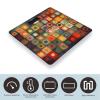 Abstract Art Squares Smart Scale for Body Weight Accurate Bathroom Scale with LED Display Digital Weight Scales Weighing Machine High Precision Scales for Bath Home view 3
