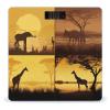 African Grassland Animals Smart Scale for Body Weight Accurate Bathroom Scale with LED Display Digital Weight Scales Weighing Machine High Precision Scales for Bath Home view 1