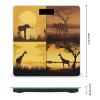 African Grassland Animals Smart Scale for Body Weight Accurate Bathroom Scale with LED Display Digital Weight Scales Weighing Machine High Precision Scales for Bath Home view 2
