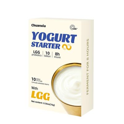 Chuanxiu Yogurt Starter Culture with LGG Probiotic Strains Premium DIY Homemade Yogurt Powder No Additives, Keto & Vegetarian Friendly