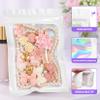 ANZNKU 100PCS Holographic Bags 5x8 White Mylar Bags Resealable, Smell Proof Packaging Bag Snack Pouches Goodie Baggies for Candy Jewelry Graduation Party Favors, Small Gift Bag for Small Business view 4