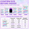 ANZNKU Holographic Bags 5x8 White Mylar Bags Resealable 50PCS, Smell Proof Packaging Bag Snack Pouches Goodie Baggies for Candy Jewelry Graduation Party Favors, Small Gift Bag for Small Business view 2