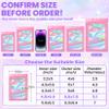 ANZNKU 100PCS Holographic Bags Pink Mylar Bags Resealable 5.5x7.8, Smell Proof Packaging Bag Snack Pouches Goodie Baggies for Candy Jewelry Graduation Party Favors, Small Gift Bag for Small Business view 2